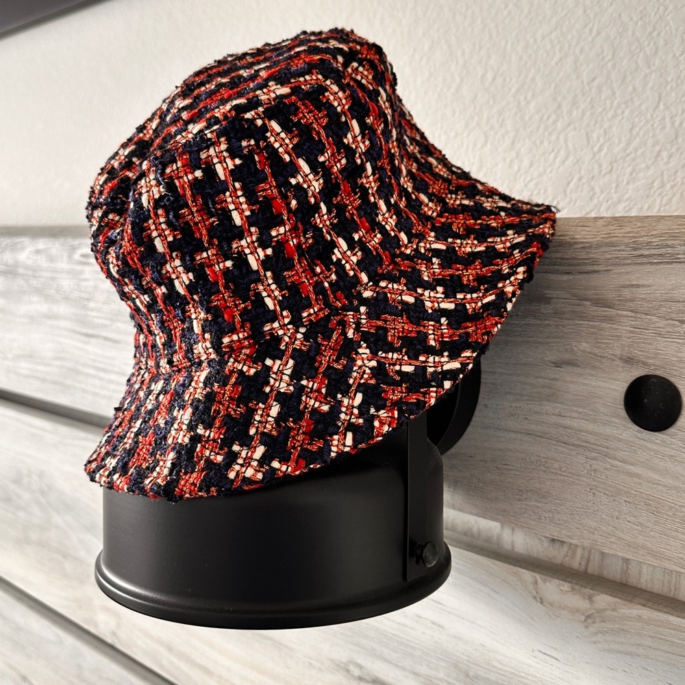 Faux Tweed Bucket Hat